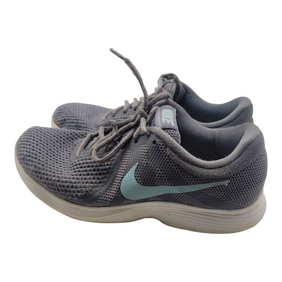 Nike Shoes Womens Size 9 W  Revolution 4 Sneaker Running Gunsmoke Ocean - Picture 13 of 16